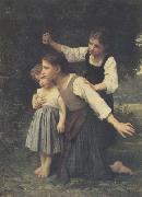 Adolphe William Bouguereau Dans le bois (mk26) oil on canvas